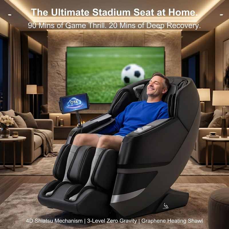 MT339 4D Full Body Massage Chair - Zero Gravity, AI Control, Heat & Stretch gallery
