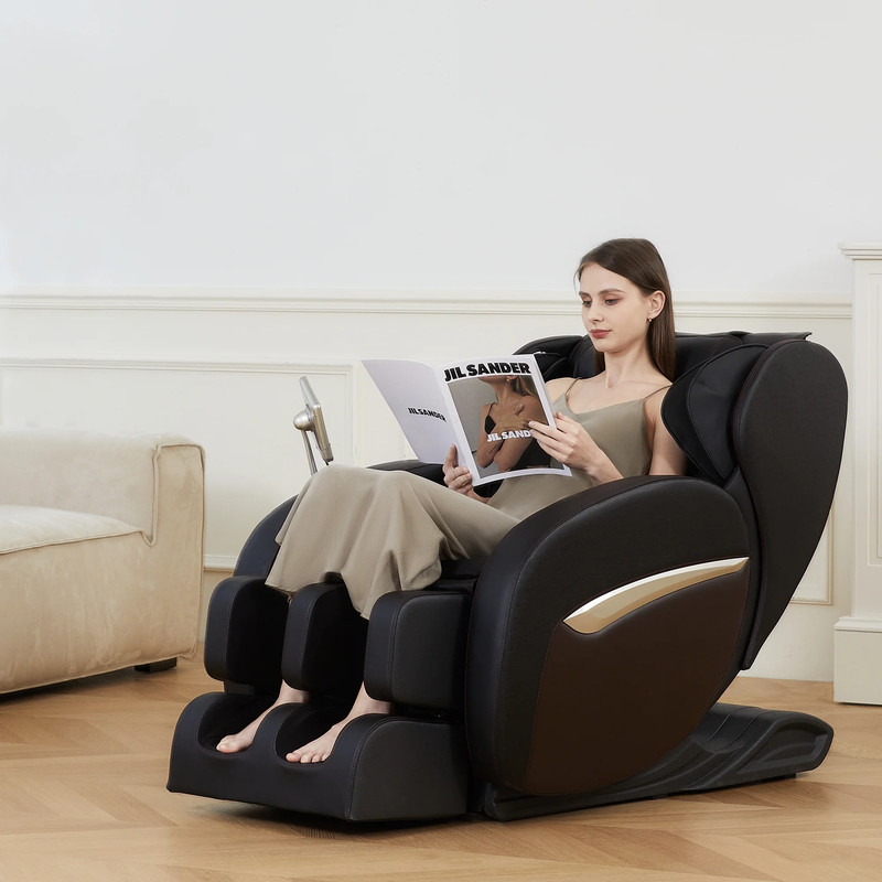Zero Gravity Massage Chair, Shiatsu Massage Relaxation Recliner with Heating and gallery