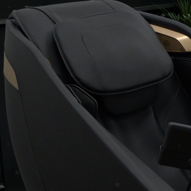 Black Full-Body Massage Chair with Control - Targeted Relief, Heat Therapy & gallery