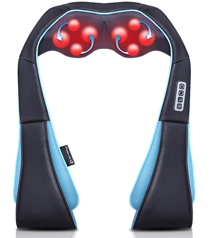 Mo Cuishle Shiatsu Neck Massager for Pain Relief – Deep Kneading Back Shou