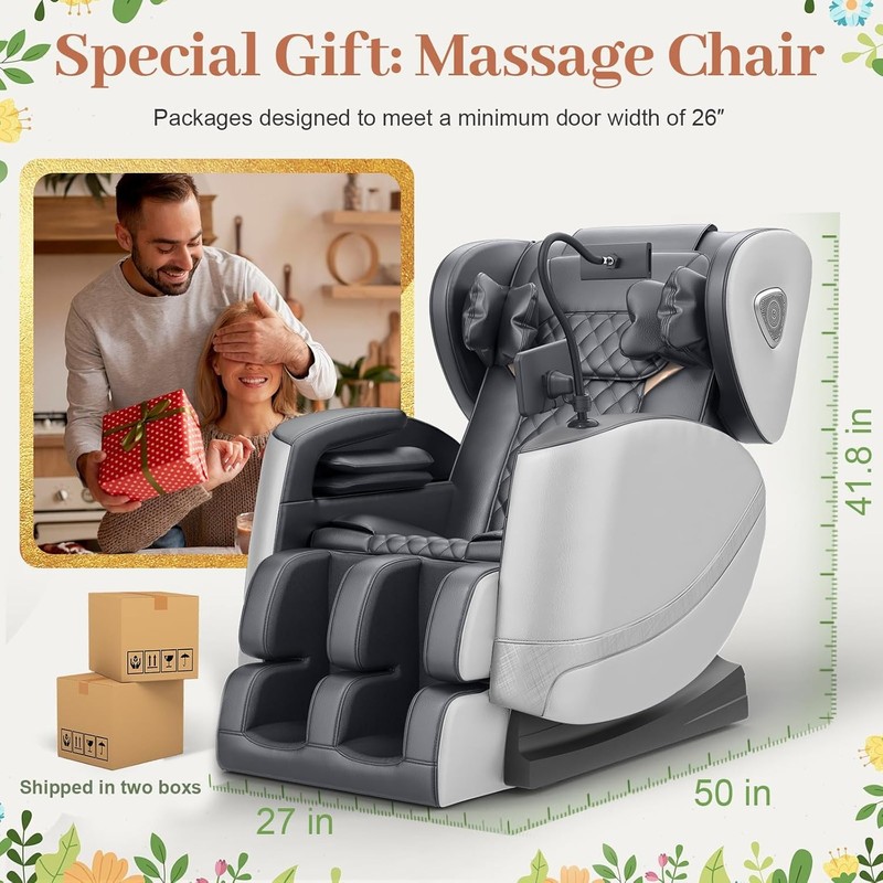 FURNIMAT 2026 Massage Chair Full Body, Zero Gravity Massage Chair with 10 Fix Ro gallery