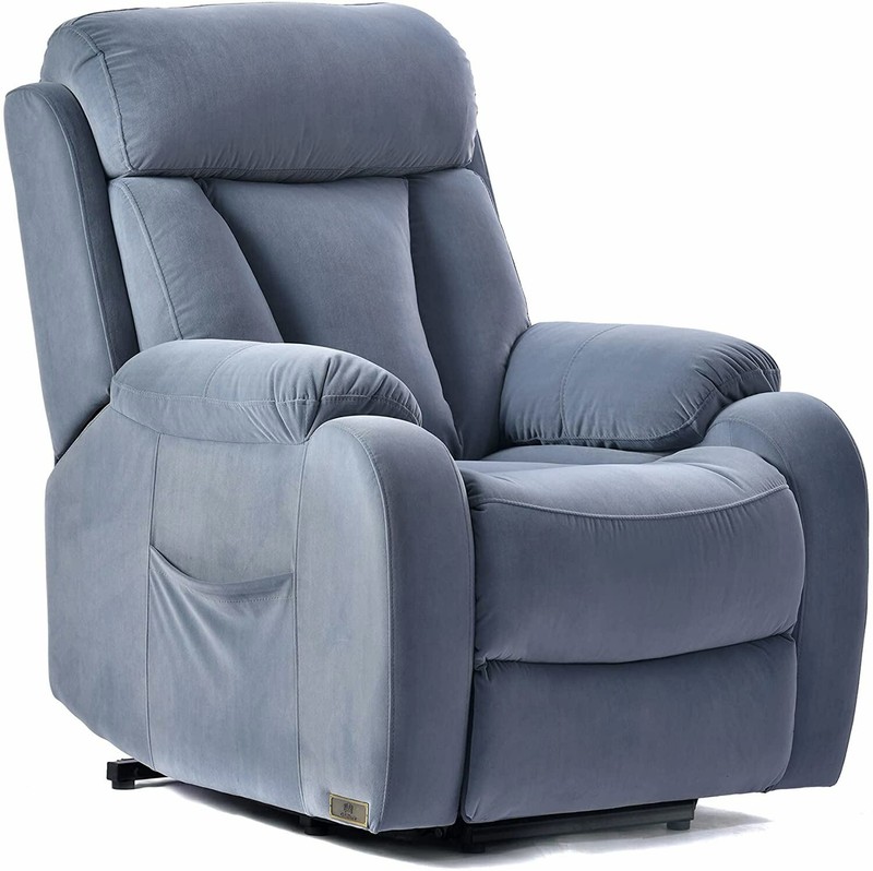 Gray Auto Electric Power Lift Recliner Chair Ergonomic Sofa Elderly w/Control US gallery