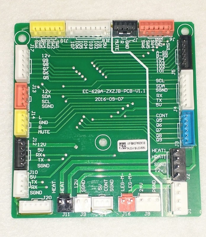 Cozzia CZ-710/Qi Massage Chair Interconnection Plug Board PCB