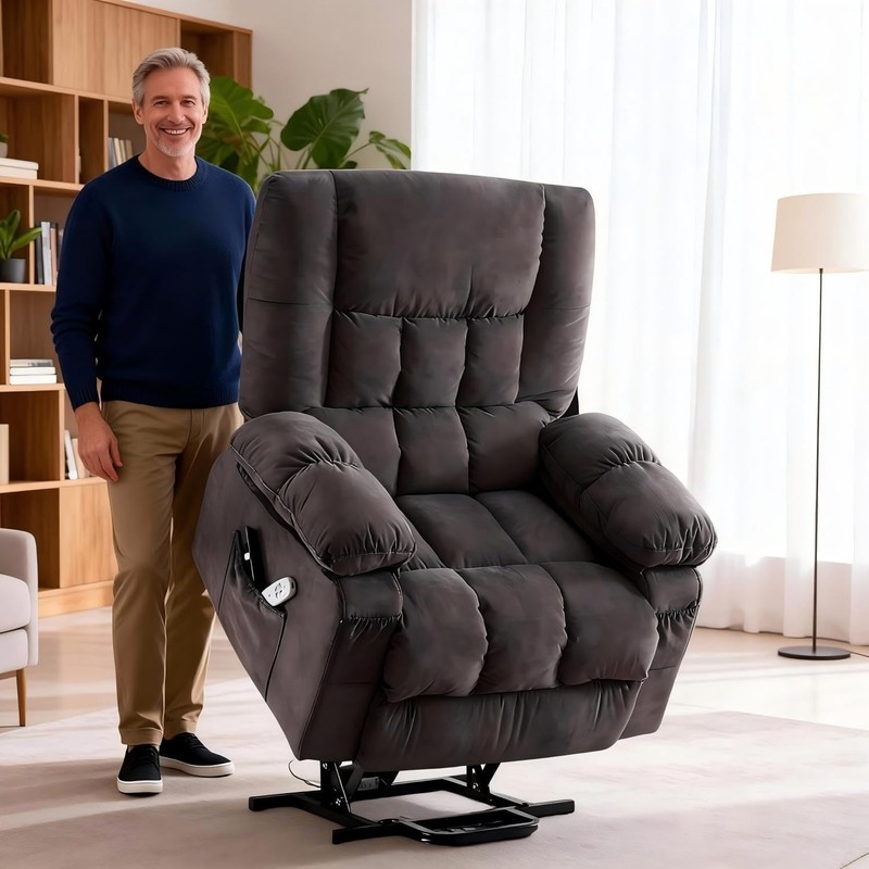 Power Lift Recliner Chair for Elderly with Vibration Massage and Heating Functio gallery