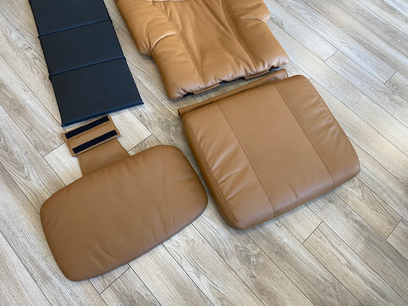 💥 Human Touch HTT-10i HT-130 Massage Chair Recliner Cappuccino Leather Pad Set gallery