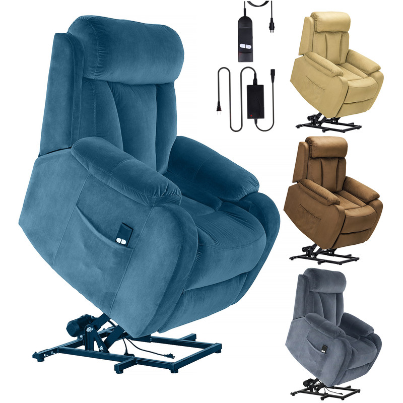 Electric Lift Recliner Chair Single Sofa LivingRoom w/Remote Control for Elderly gallery