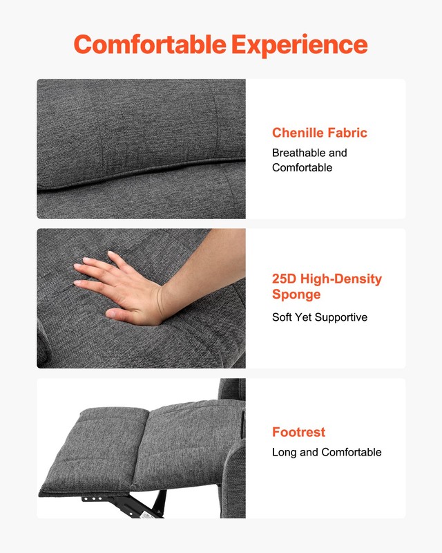 Uimoso Power Lift Recliner Chair for Elderly Heat and Massage Electric Recliner gallery