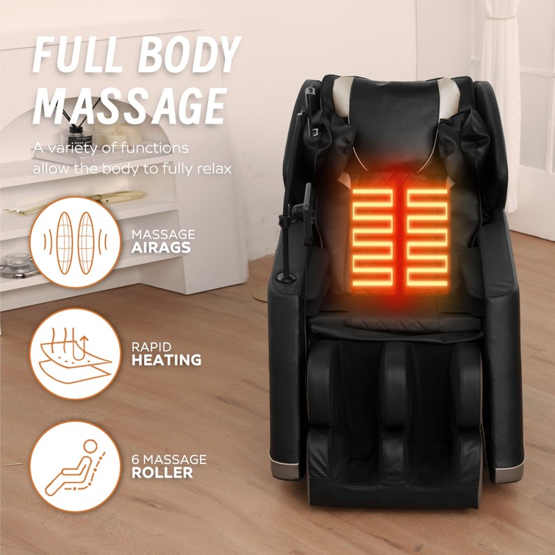 Full Body Massage Chair Recliner with Zero Gravity & Air Pressure gallery