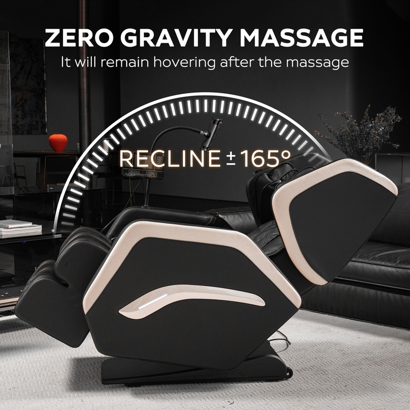 L Track Full Body Massage Chair Zero Gravity Shiatsu Massage Recliner w/5 Modes gallery