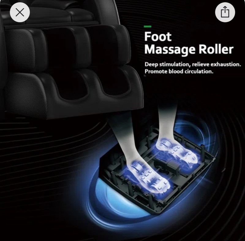 Zero Gravity Full Body Massage Chair with Heat & Bluetooth – Recliner w/ MultI gallery