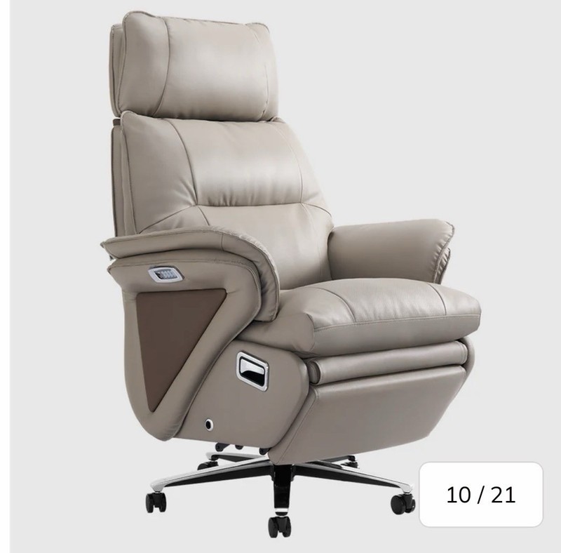 Okup Leather Electric Massage Recliner w/ Side Control Panel office chair gallery