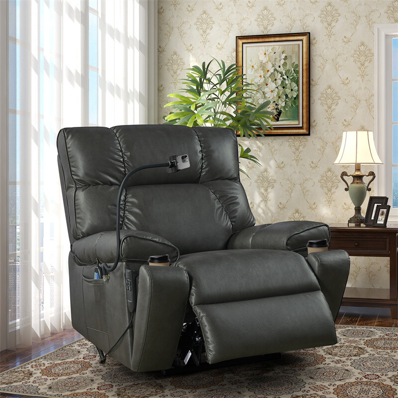 Recliner Chair with Phone Holder Electric Power Lift Recliner Chair for Elderly gallery