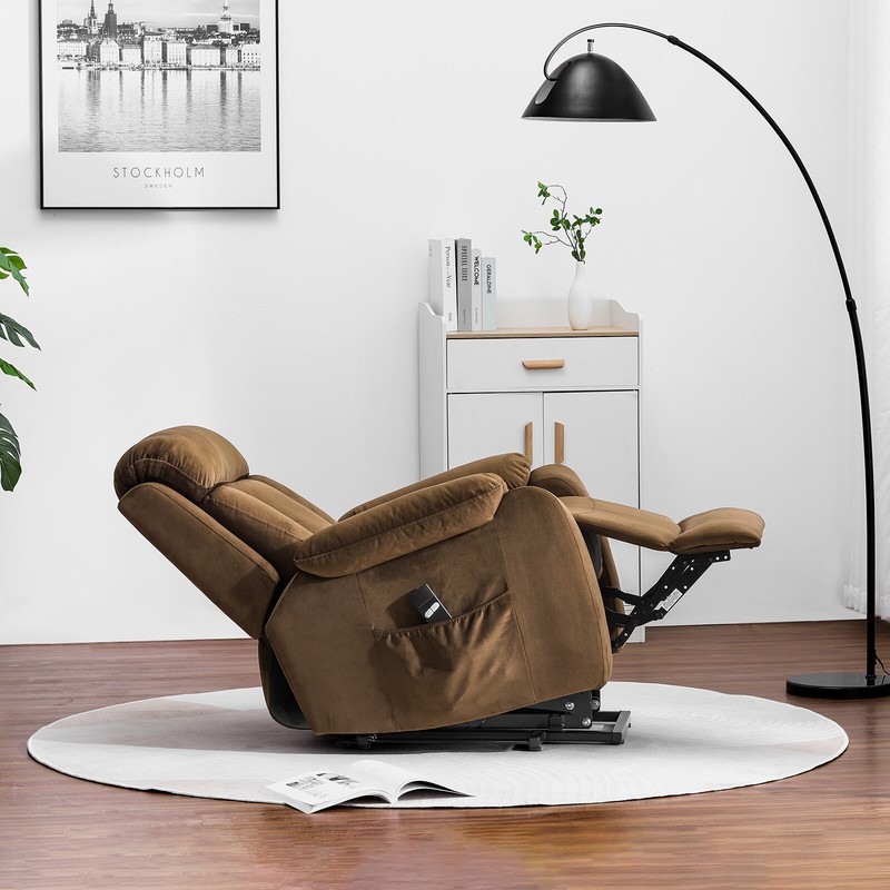 Electric Power Lift Recliner Chair Sofa for Elderly Livingroom w/ Remote Control gallery