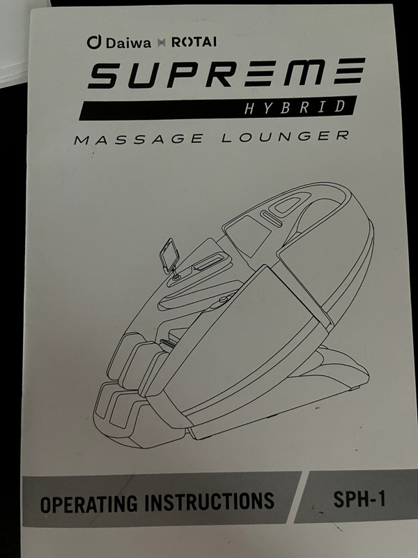Daiwa Supreme hybrid massage lounger 2024 - 1 home purchased new from factory gallery