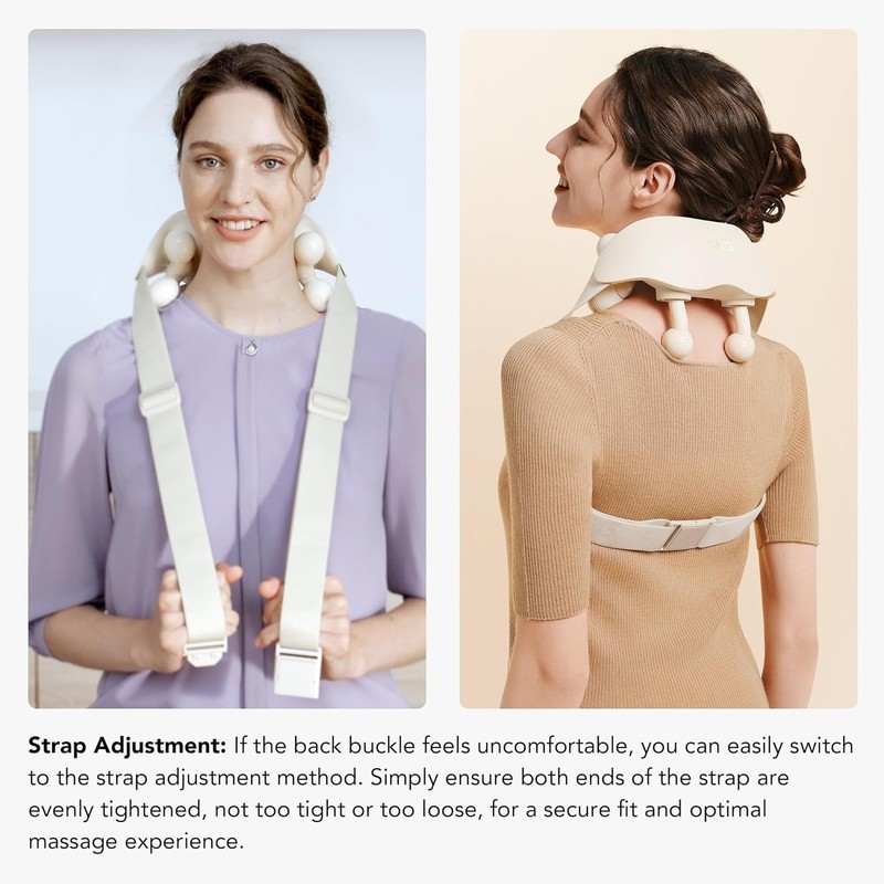 SKG Neck and Shoulder Massger with Heat Pain Relief Deep Tissue Shiatsu HS500-2 gallery