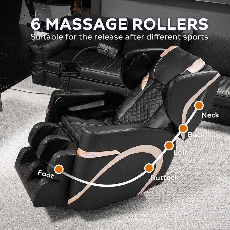 Massage Chair Recliner with Zero Gravity & Full Body Air Pressure gallery