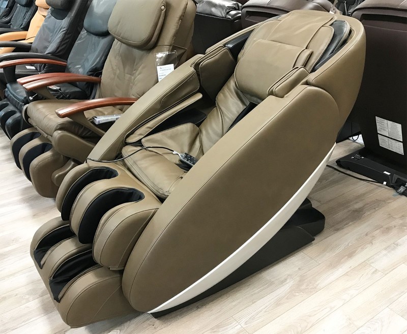 Cream Human Touch Novo Premium Zero Gravity Massage Chair Recliner Heat gallery