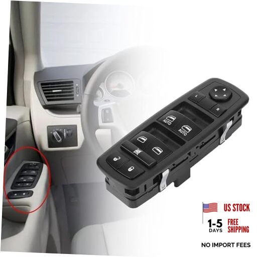 Driver Left Side Master Control Electric Power Window Switch 7B0959857E