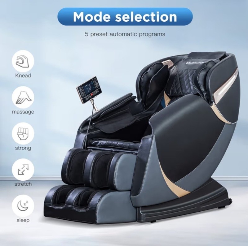 Zero Gravity Full Body Shiatsu Massage chair. Black. Don't miss out on gallery