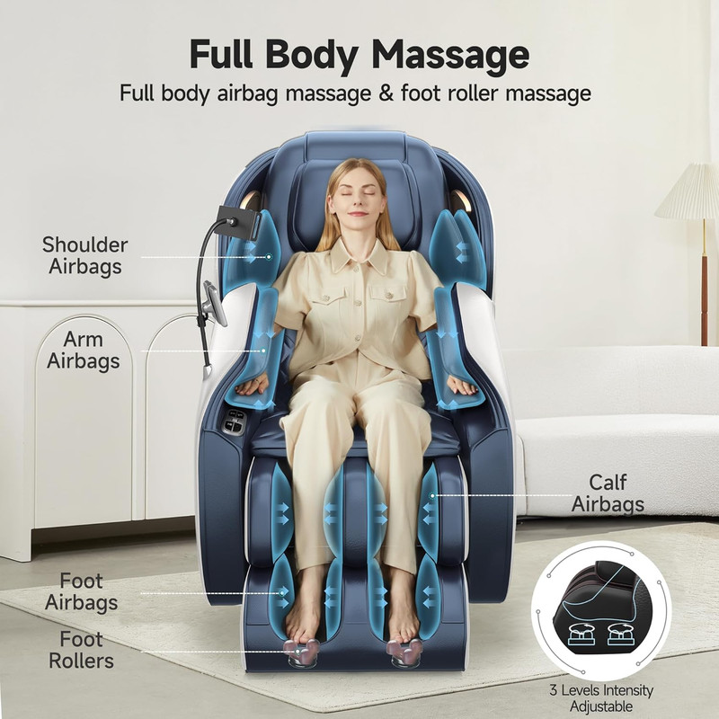 Massage Chair Full Body with Unique Phone Controller,Heart and Blood Measurement gallery