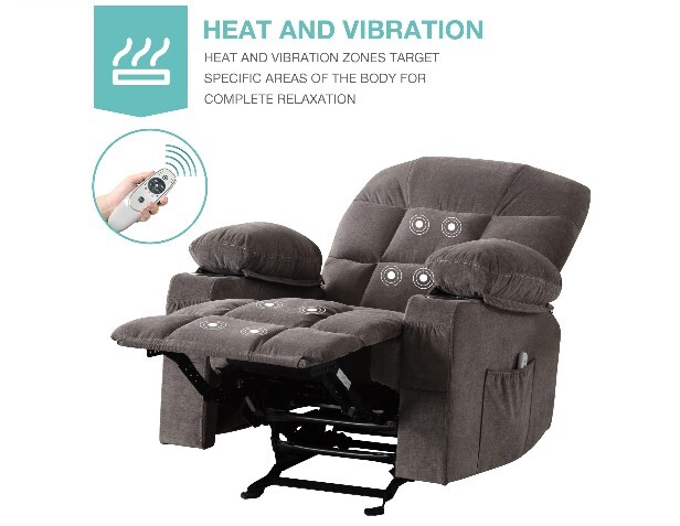 JONPONY Manual Roker Massage Recliner Chair gallery