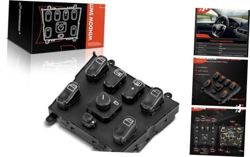 Mercedes-Benz Left Driver Master Electric Power Window Switch gallery