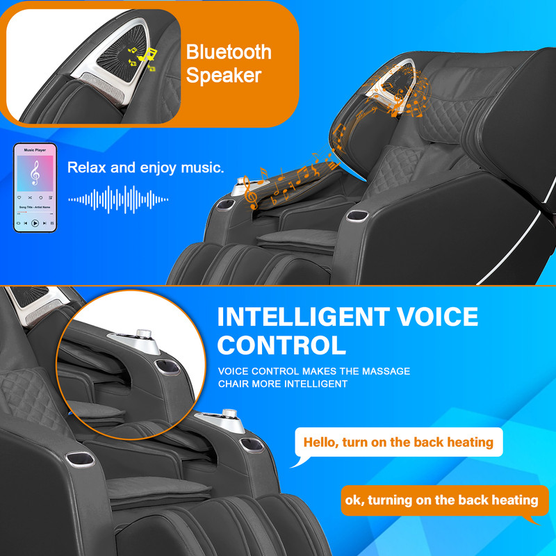 Shiatsu Massage Chairs, SL TrackMassage Chairs, Full Body and Recliner Electric gallery