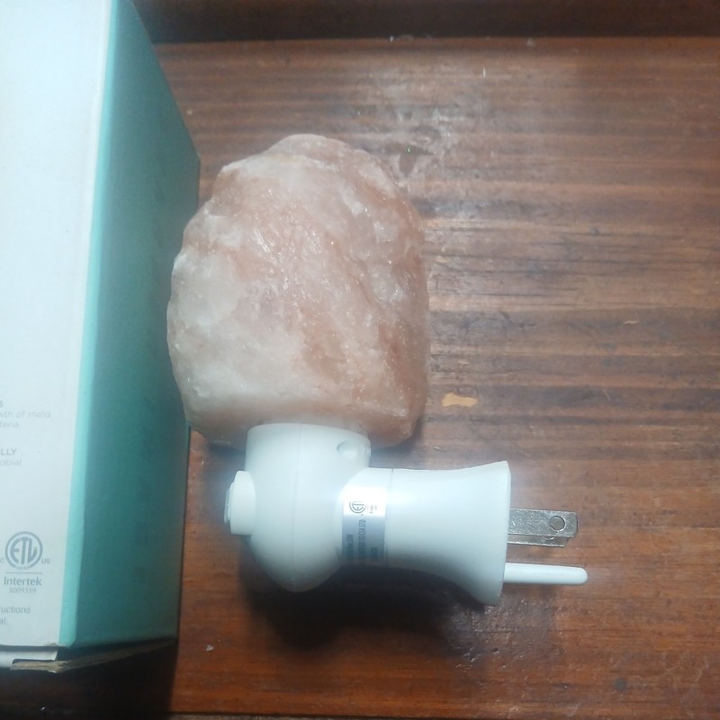 Natural Himalayan Salt Lamp Night Light Crystal Lamp Hand Carved Wall Light gallery