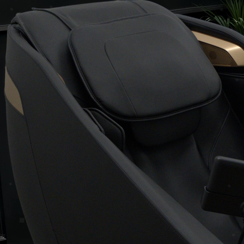 Black Massage Chair with Controller - Shiatsu Kneading, Recline & Targeted Heat gallery