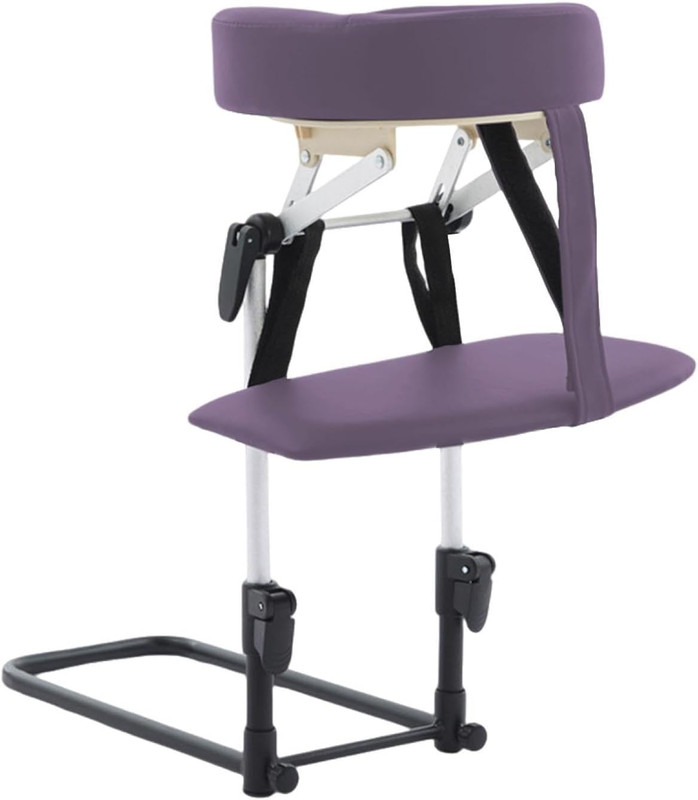 Portable Adjustable Massage Kit with Headrest & Armrest - Purple