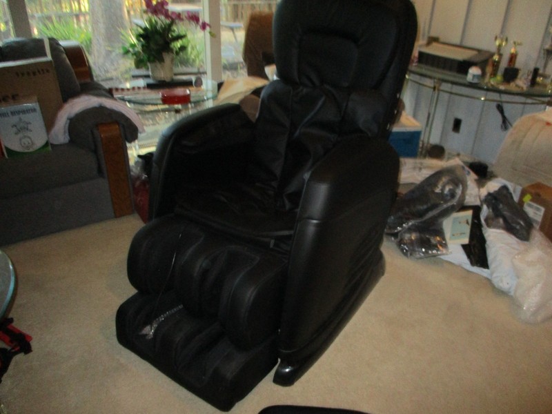 BRAND NEW-BLACK-SLABWAY-SLAB-1-Massage Chair- NEVER ASSEMBLED-NEVER USED-PERFECT
