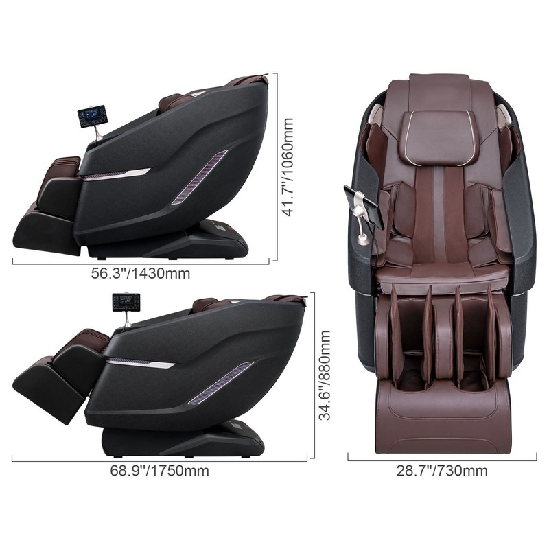 3D Shiatsu Massage Chair with Zero Gravity, 32 Airbags & Heated Lumbar gallery