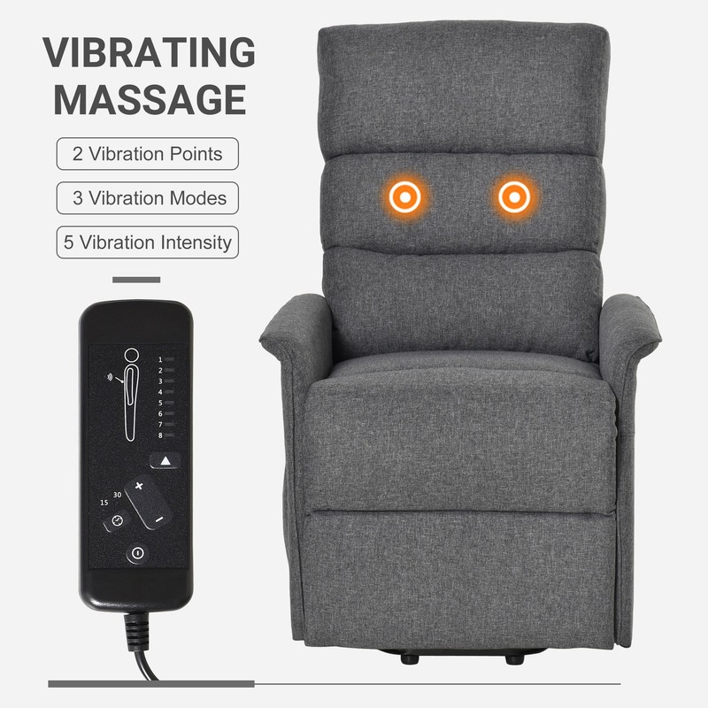 Electric Lift Recliner Massage Chair Sofa Vibration with Remote for Living Room gallery