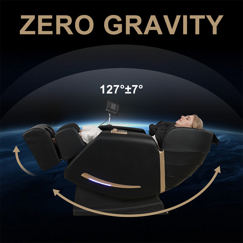 Full Body Massage Chair Zero Gravity Recliner, 2 Control Panels, Smart Screen US gallery