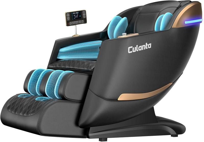 Massage Chair Full Body, Zero Gravity Sl-Track Shiatsu Massage Recliner Chair wi gallery