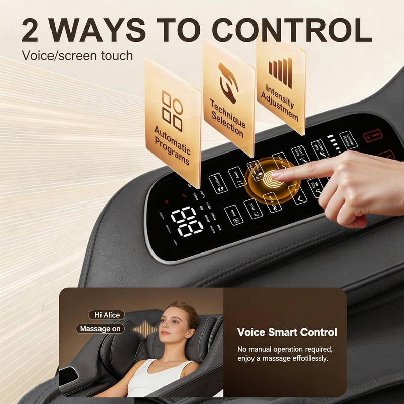 4D Full Body Zero Gravity Massage Chair for Ultimate Relaxation gallery