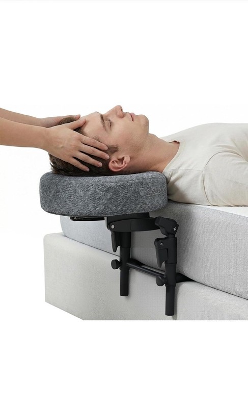 Adjustable Massage Headrest with Arm Rest - Portable Home Massage