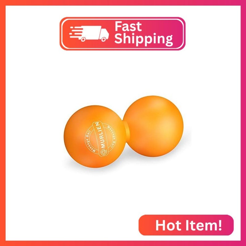MURLIEN Peanut Massage Ball, Double Lacrosse Ball for Myofascial Release, Trigge