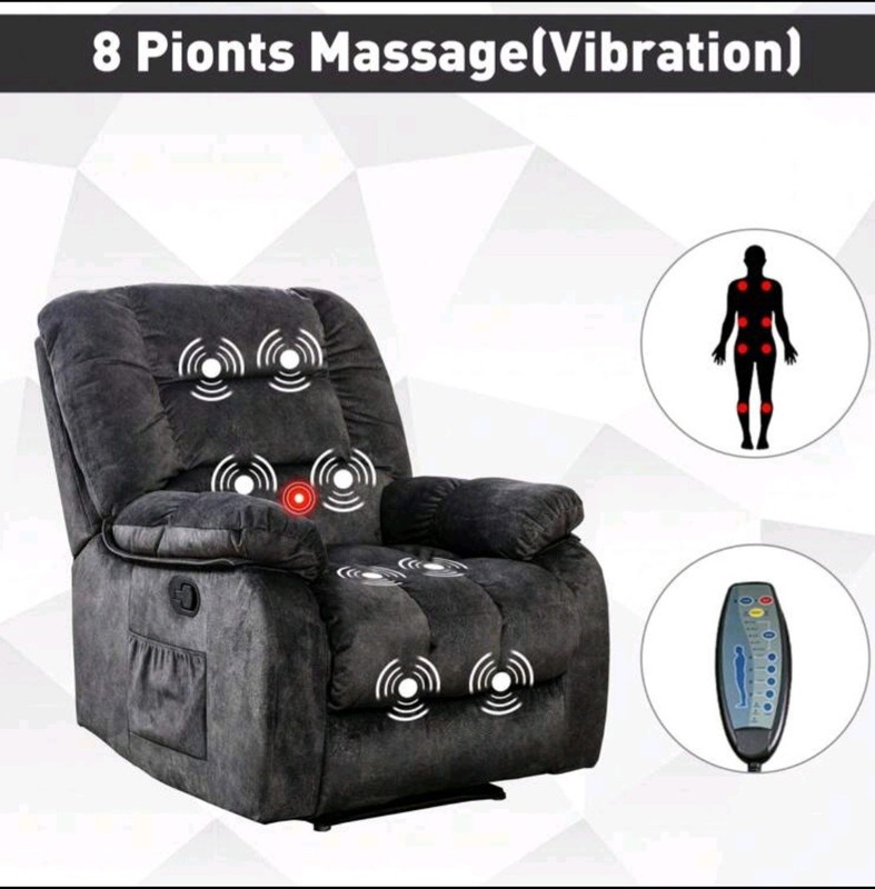 1-Piece Manual Body Massage With Heating Function Sofa Chair Comfortable Elderly gallery