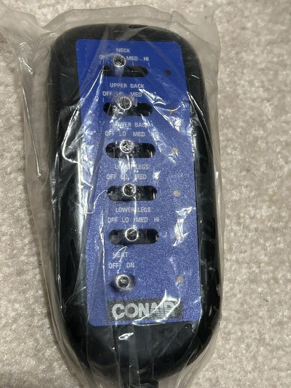 ConAir Massage Chair Cushion Therapeutic Not Used No Box Black gallery