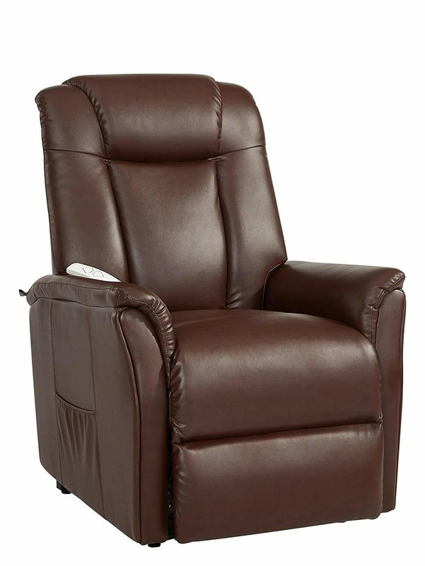 Serta Winston 592 Perfect Lay Flat Infinite Position Lift Chair Recliner Cognac gallery