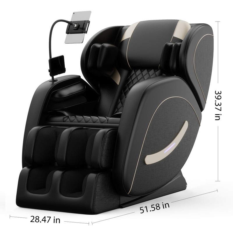 Full Body Air Pressure Shiatsu Massage Chair Recliner ZERO GRAVITY Foot Roller gallery