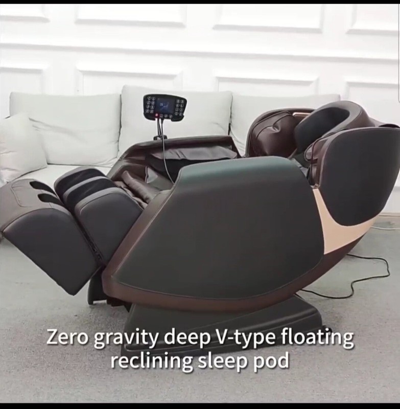 Luxury Full Body 8D Zero Gravity Massage Chair Heating Head Foot 180° Bluetooth gallery