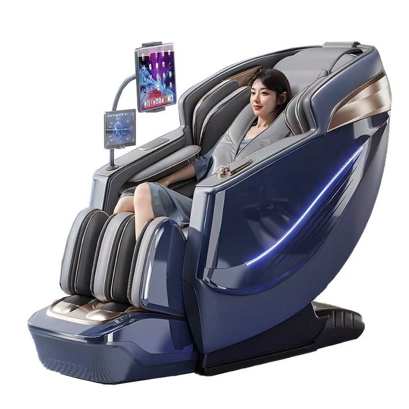 6D+ Dual-Core Massage Chair, 6-Hand, SL Track, Heat & AI Voice Control