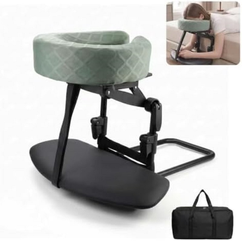 Adjustable Massage Headrest with Arm Rest – Portable Home Massage Kit