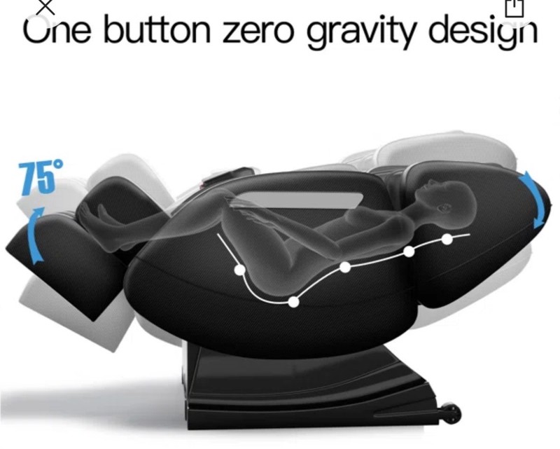 Zero Gravity Full Body Massage Chair with Heat & Bluetooth – Recliner w/ MultI gallery