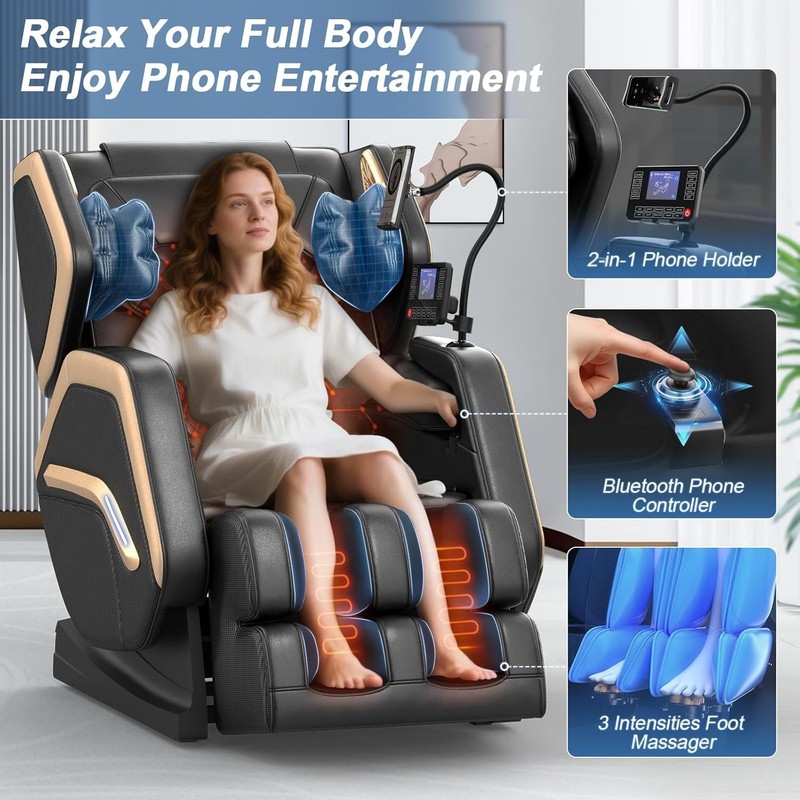 Massage Chair Full Body, Zero Gravity Massage Chair 2026 for Back Fatigue gallery