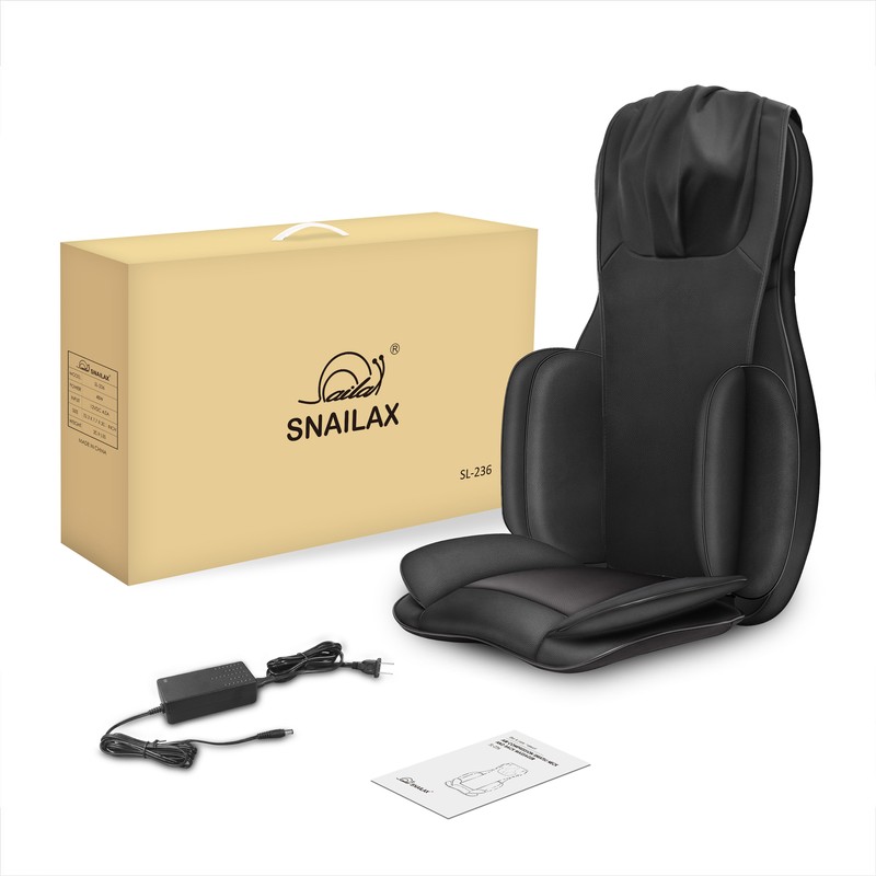 Snailax Full Body Massager with Heat Air Compress Kneading Shiatsu Massage gallery