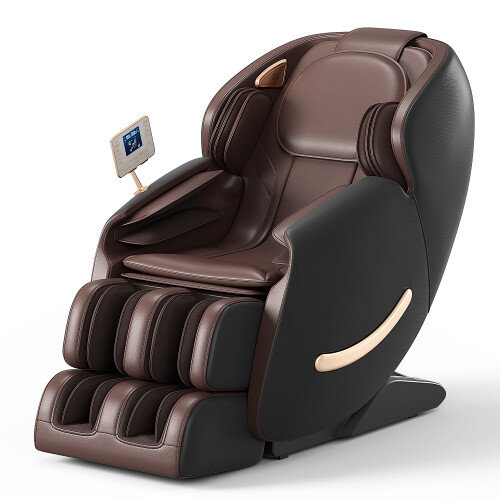 Black Full Body 3D Zero Gravity Massage Chair Recliner LCD Touch Screen Bluetoot gallery