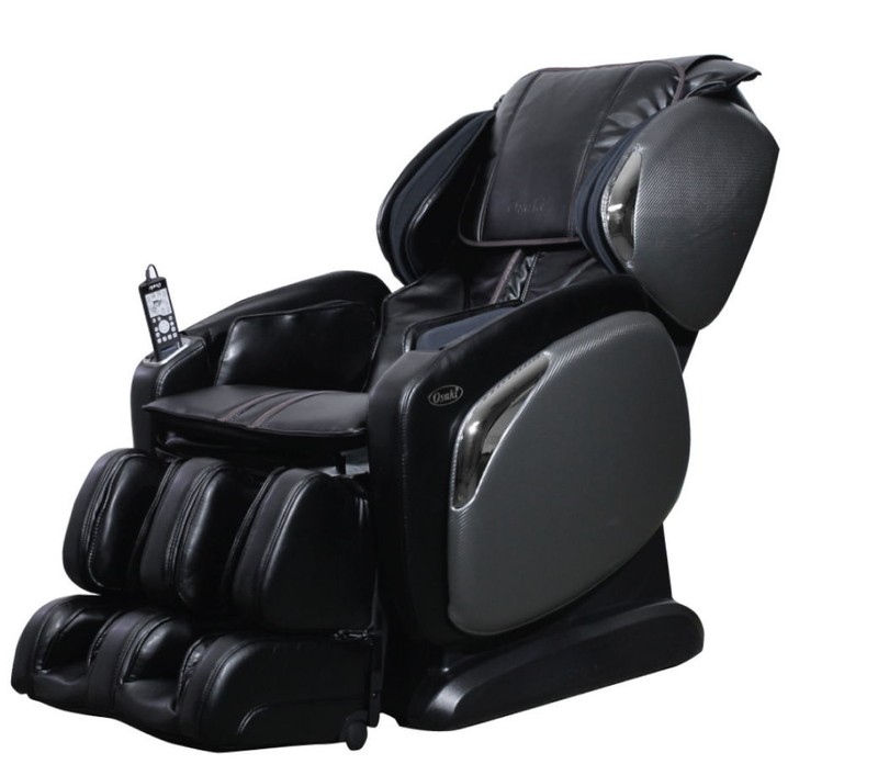 Black Osaki 4000LS Zero Gravity Kneading Shiatsu Heat Therapy Massage Chair